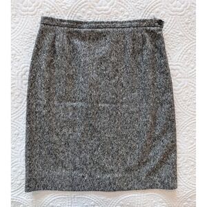 Vintage Saks Fifth Avenue Wool‎ Cashmere Pencil Skirt Women's Size 10